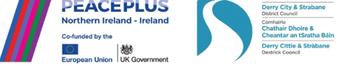 Peace Plus and Derry and Strabane Council Logo